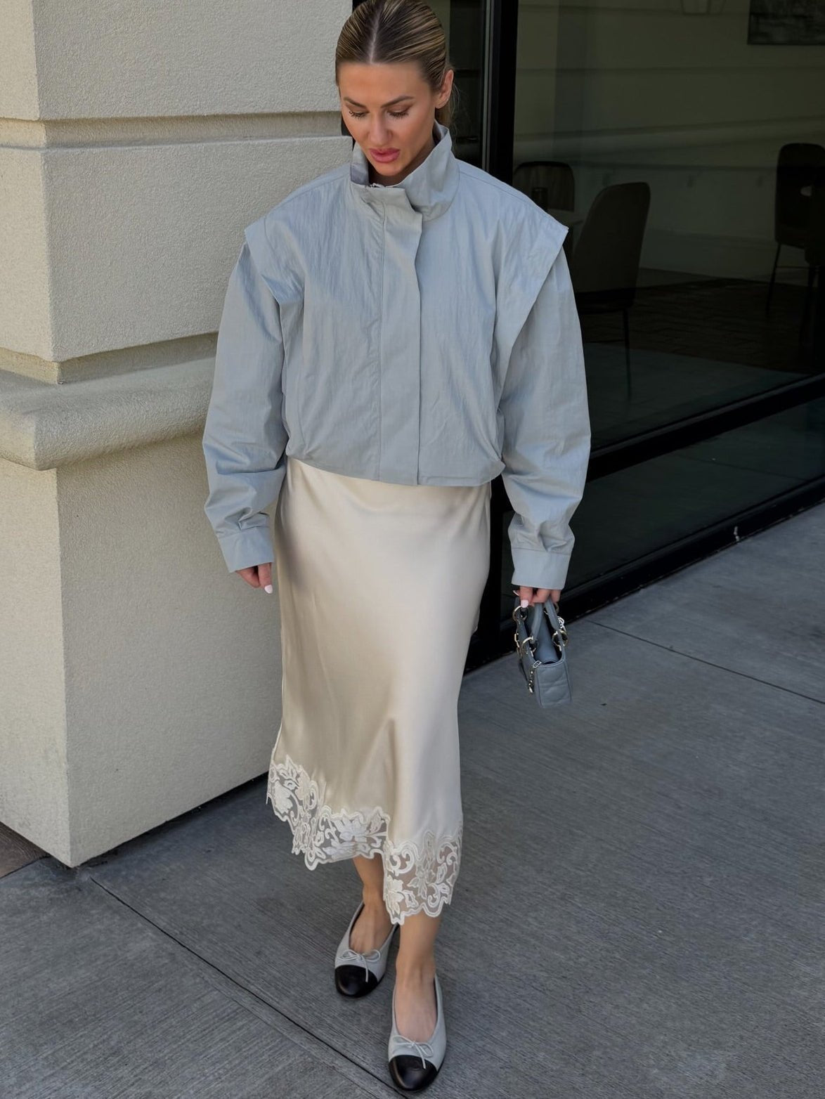 ZEYA - Natalie Cropped Windbreaker Jacket