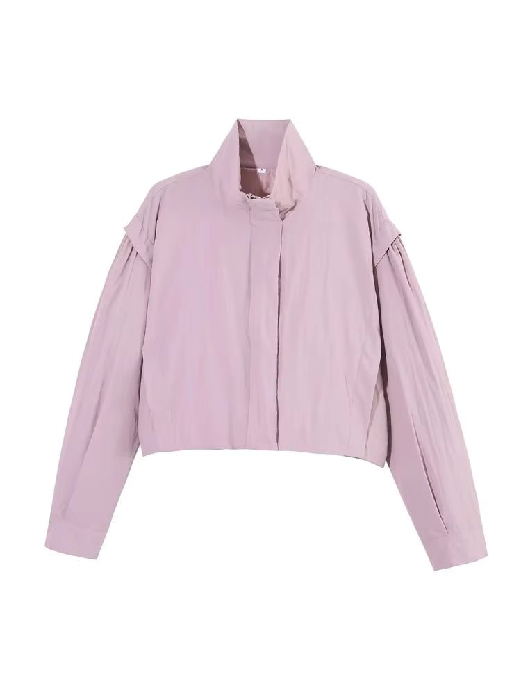 ZEYA - Natalie Cropped Windbreaker Jacket