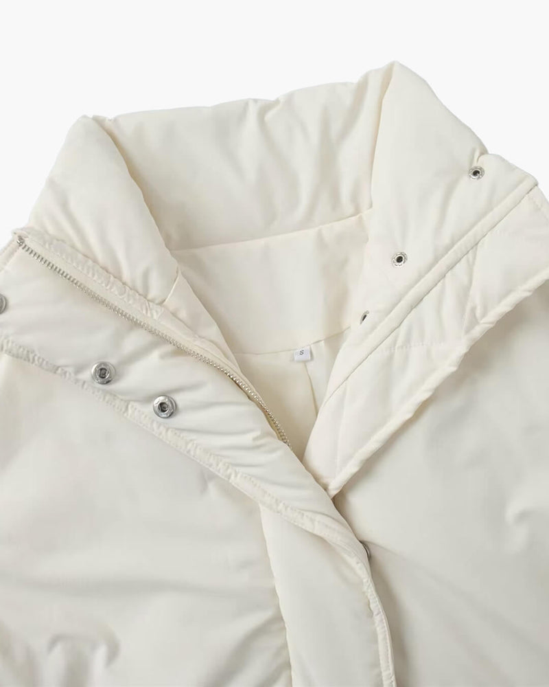 ZEYA - Neri Stand Collar Padded Puffer Coat