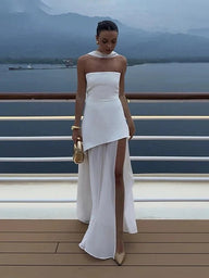 Neva stropløs bodice maxi kjole