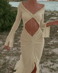 Nina Gennemsigtig Bodycon Kjole