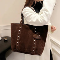 Noemi Faux Suede Tote Bag