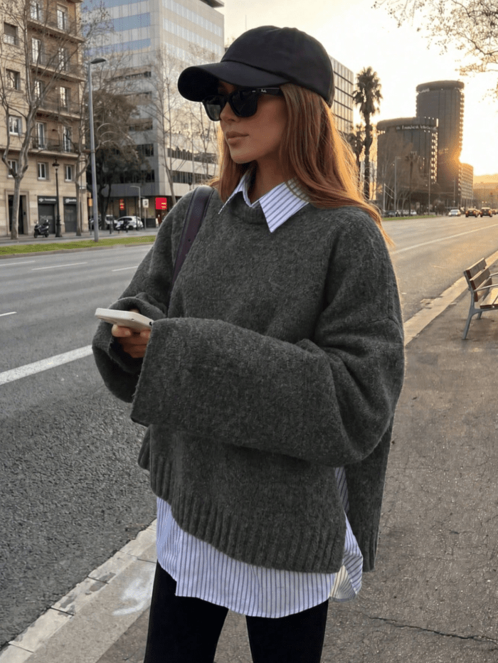 ZEYA - Nora Ribbed Knit Sweater