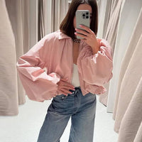 Nova Oversized Bomber Jacket