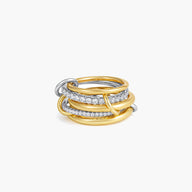 Ophelie Luxe ædelsten fem-lags ring