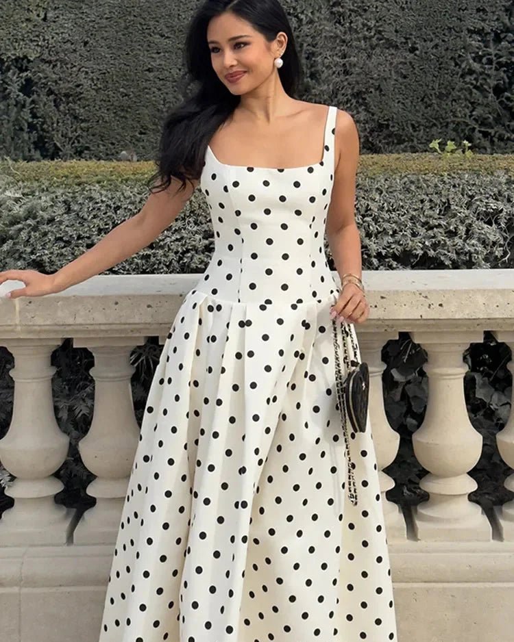 ZEYA - Petra Polka Dot Midi Dress