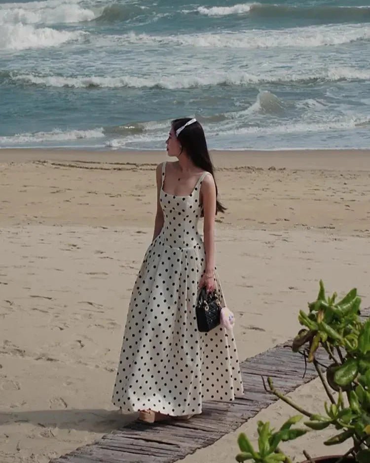 ZEYA - Petra Polka Dot Midi Dress