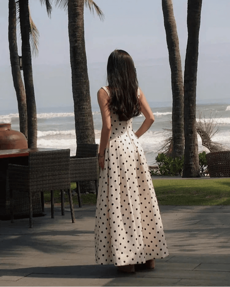 ZEYA - Petra Polka Dot Midi Dress