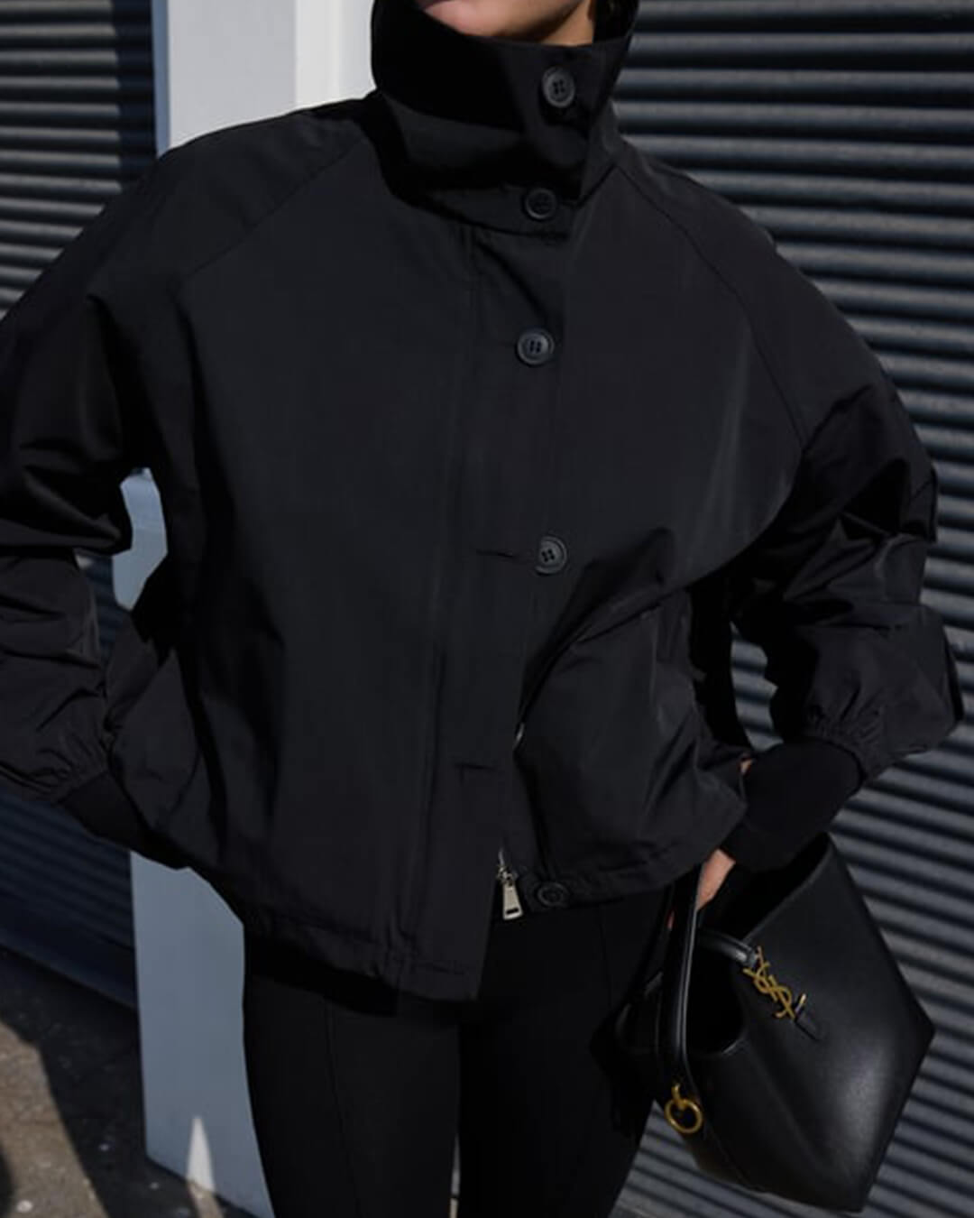 ZEYA - Polly High - Neck Bomber Jacket