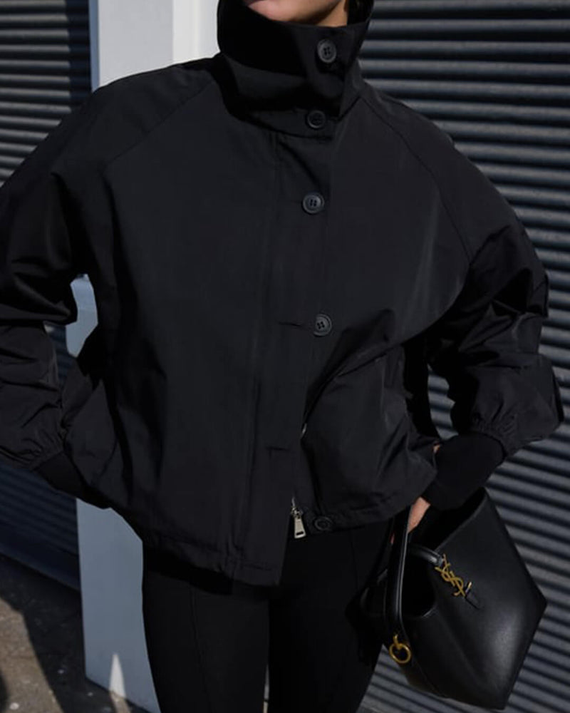 ZEYA - Polly High - Neck Bomber Jacket