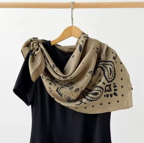 Reese Paisley Knitted Bandana Scarf