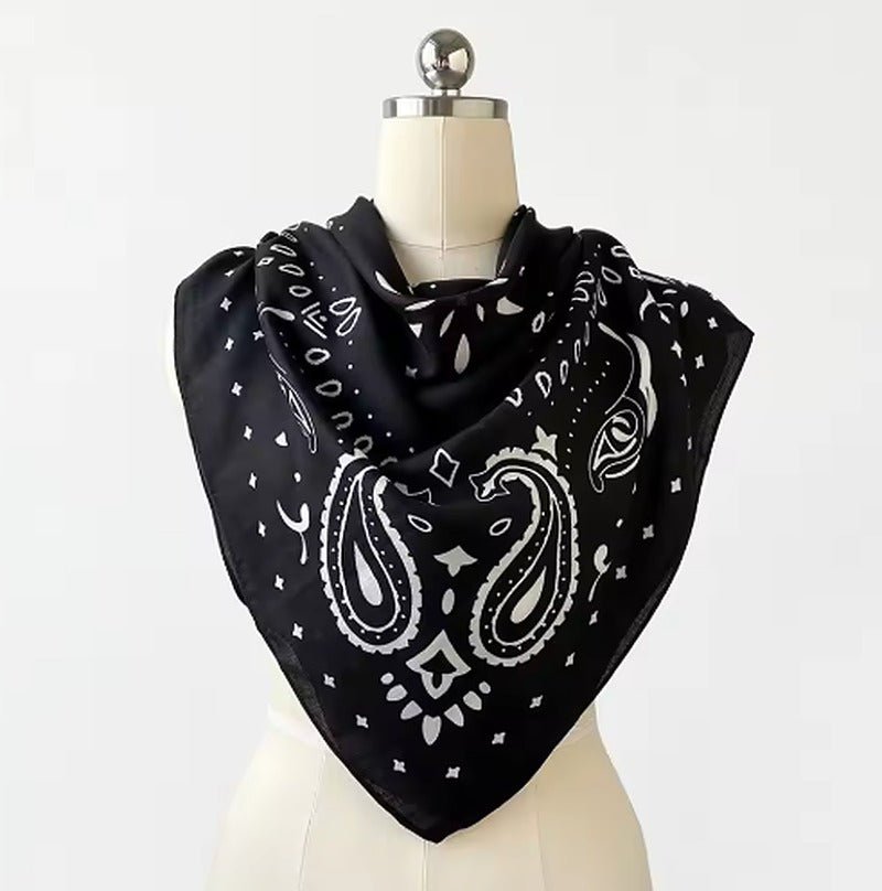 ZEYA - Reese Paisley Knitted Bandana Scarf