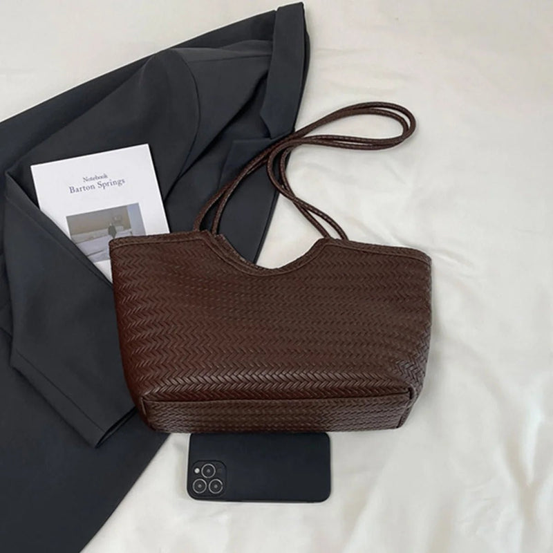 ZEYA - Romy Textured Weave Handbag