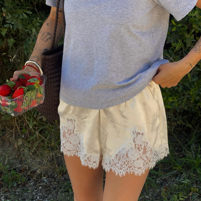 ZEYA - Rosaline Satin Shorts