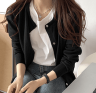 Ruth Button Front Knit Cardigan
