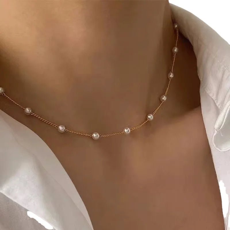 ZEYA - Ruth Pearl Choker Necklace