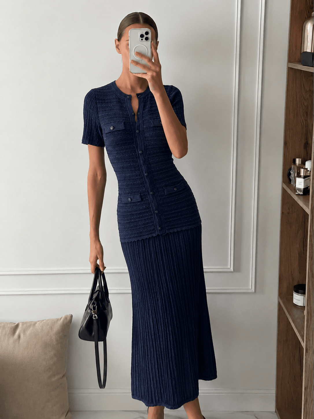 ZEYA - Sadie Ribbed Knit Maxi Dress