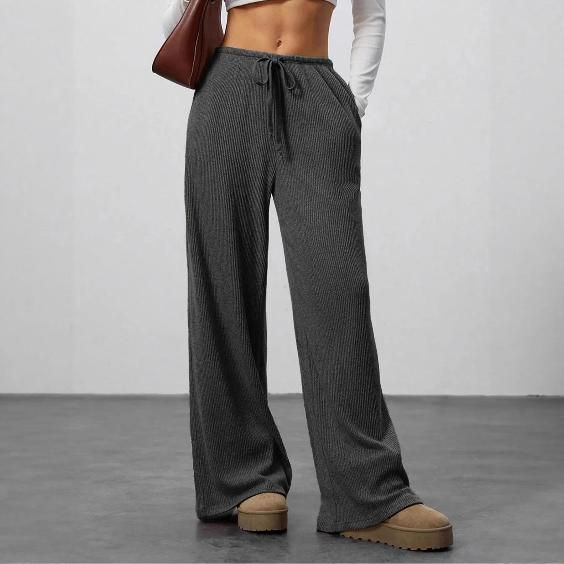 ZEYA - Samantha Wide Leg Knit Pants