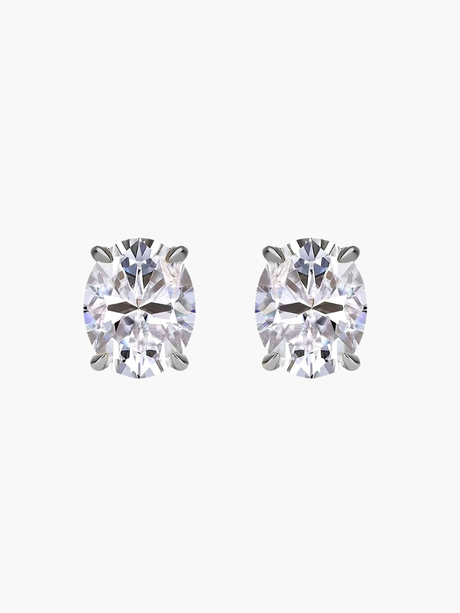 ZEYA - Sandra Oval Cut Zirconia Earrings