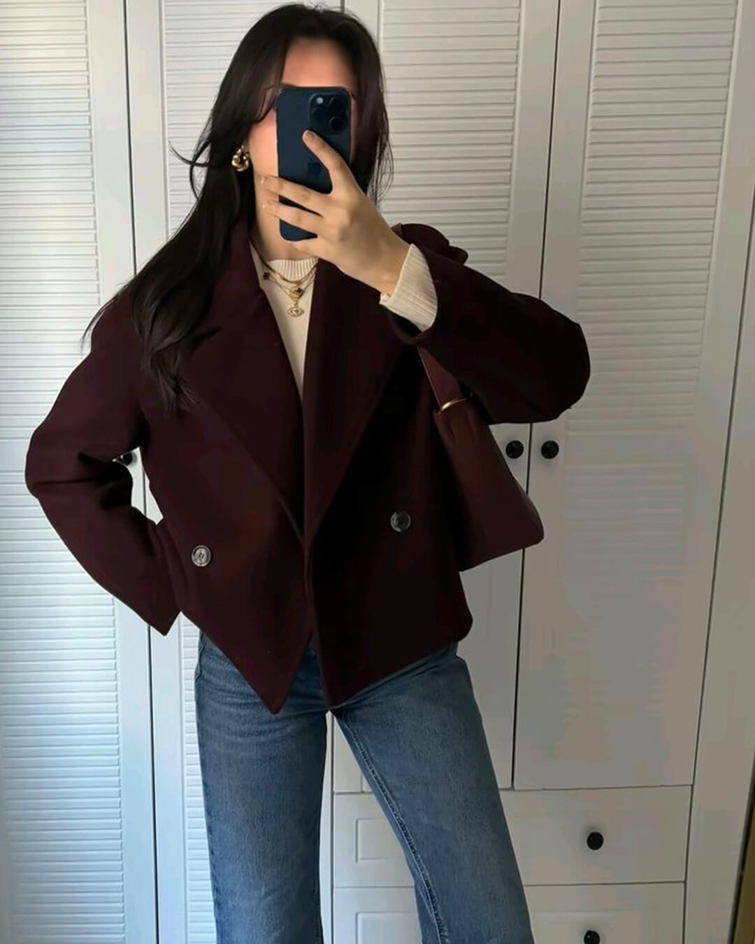 ZEYA - Suzy Short Double - Breasted Coat