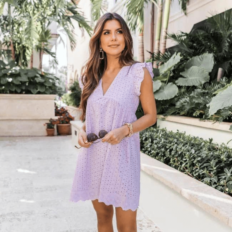 ZEYA - Sylvie V-Neck Sleeveless Mini Dress