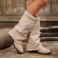 Teresa Faux Suede Knee High Boots