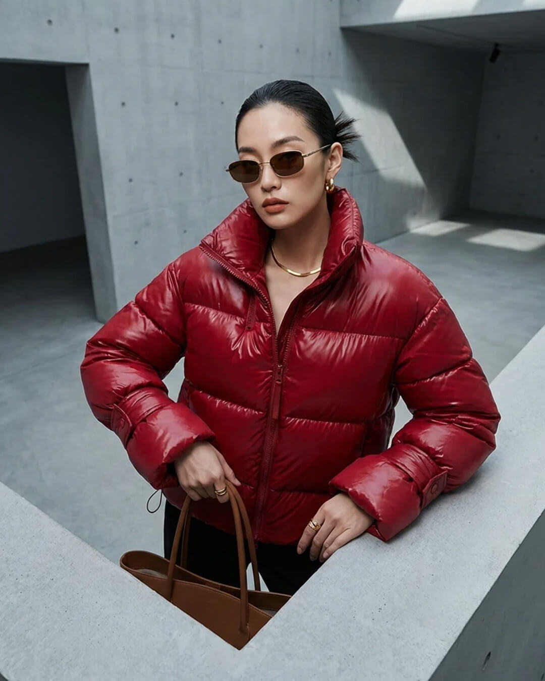ZEYA - Tyla Shiny Puffer Jacket