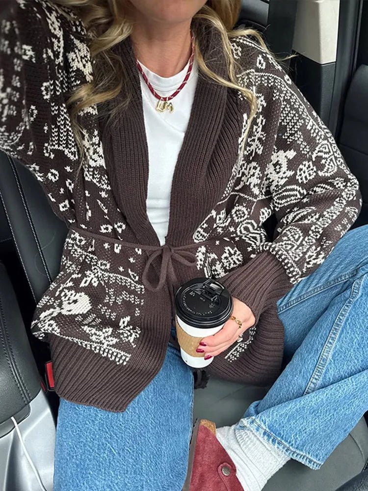 ZEYA - Valerie Jacquard Knit Cardigan