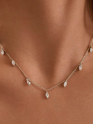 Ava Marquise Cut Necklace