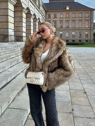 Ahlam Oversized Faux Fur Coat