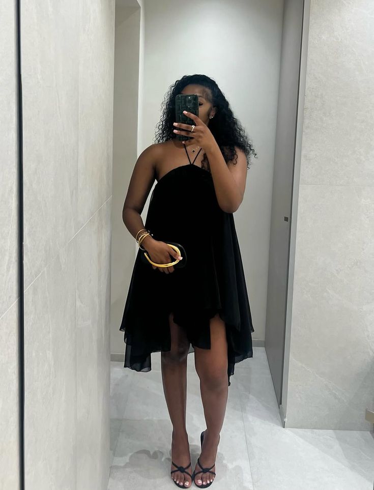 ZEYA - Yasmin Backless Halter Mini Dress